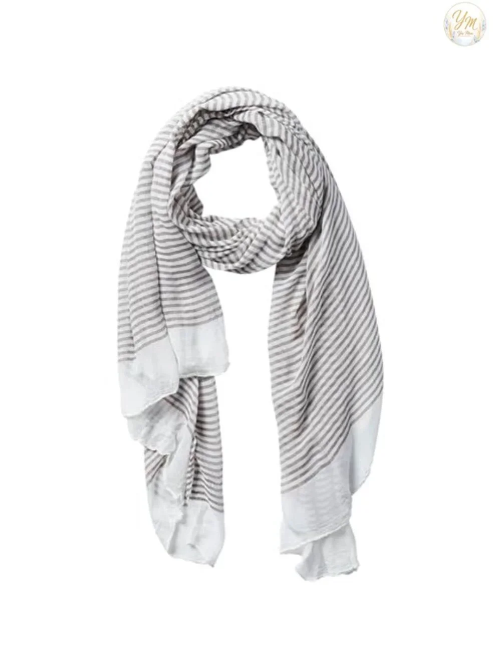 Lightweight Insect Shield Scarf 80% Polyester 20% Cotton Summer Travel